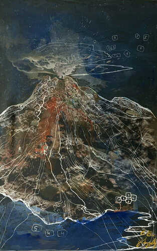ETNA van Gia Bugadze, Schilderij te koop op Singulart