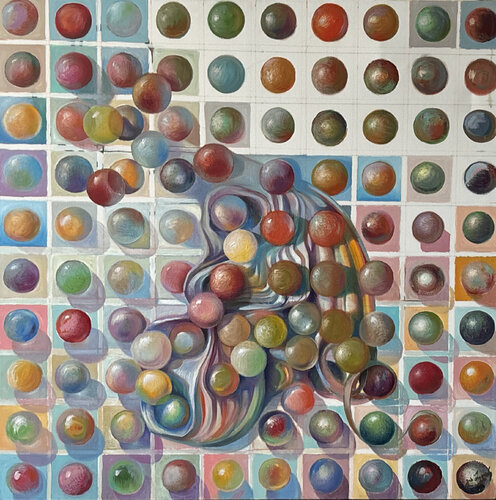Combination - one von Gia Bugadze, Malerei kaufen auf Singulart