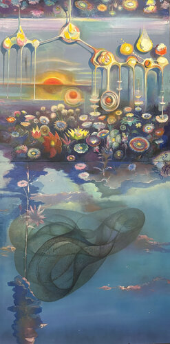 Tower of the Sky par Gia Bugadze, Peinture en vente sur Singulart