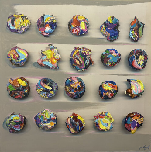 Structure I by Gia Bugadze, Painting for Sale on Singulart