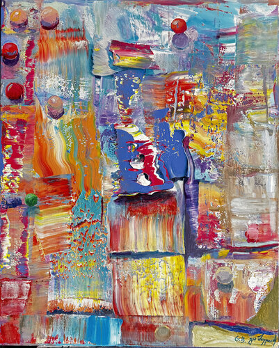 The Energy of Colour – III by Gia Bugadze, Painting for Sale on Singulart