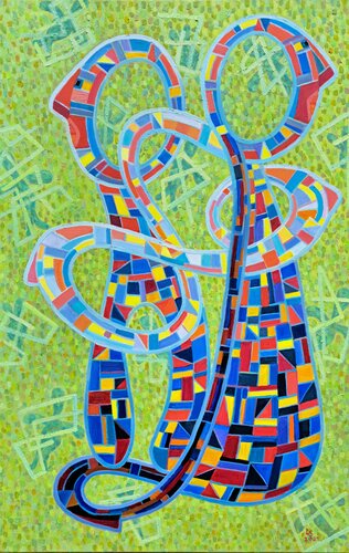 Collaboration With Divine Infinite Intelligence von Luana Stebule, Malerei kaufen auf Singulart