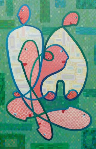 Behind you de Luana Stebule, Pintura a la venta en Singulart