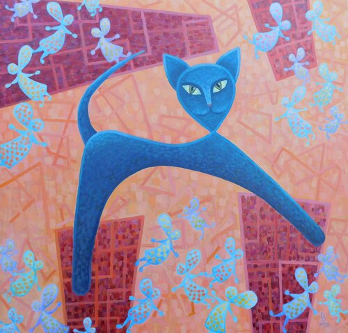 Quantum Jump de Luana Stebule, Pintura a la venta en Singulart