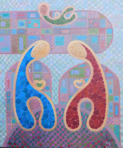 Awaiting de Luana Stebule, Pintura a la venta en Singulart