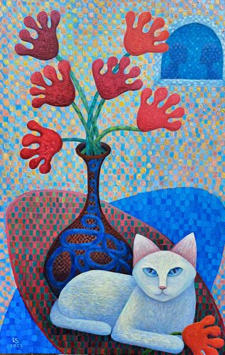 The World According To Sheba de Luana Stebule, Pintura a la venta en Singulart
