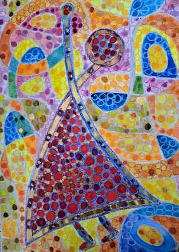 Dancing on the beach de Luana Stebule, Pintura a la venta en Singulart