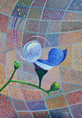Unspoken language of flowers van Luana Stebule, Schilderij te koop op Singulart