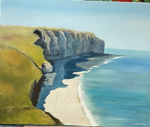 Rivage de Normandie van Daniele Badet, Schilderij te koop op Singulart