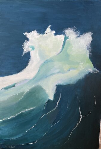 Vague scélérate du Pacifique van Daniele Badet, Schilderij te koop op Singulart