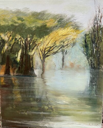 Dans la mangrove van Daniele Badet, Schilderij te koop op Singulart