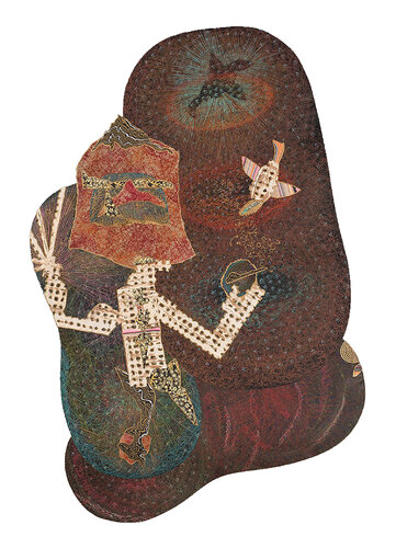 KENNY'S KACHINA AND THE HOLY GHOST von Rosalinda kolb, Zeichnungen kaufen auf Singulart