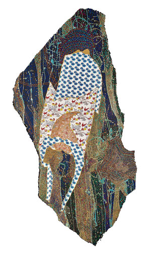 KACHINA CROSSING THE RIVER van Rosalinda kolb, Werk op papier te koop op Singulart