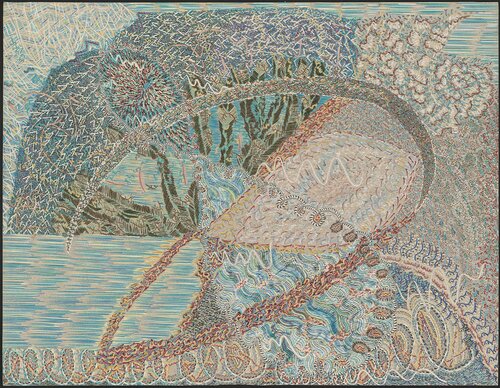 IN THE OCEAN OF THE INFINITE by Rosalinda kolb, 소묘 for Sale on Singulart