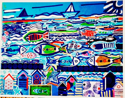 On the sea de Daniele Jasselin, Pintura a la venta en Singulart