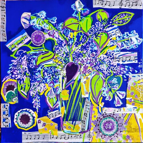 La note bleue de Daniele Jasselin, Pintura a la venta en Singulart