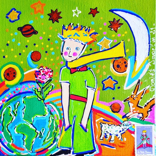 Le petit Prince de Daniele Jasselin, Pintura a la venta en Singulart