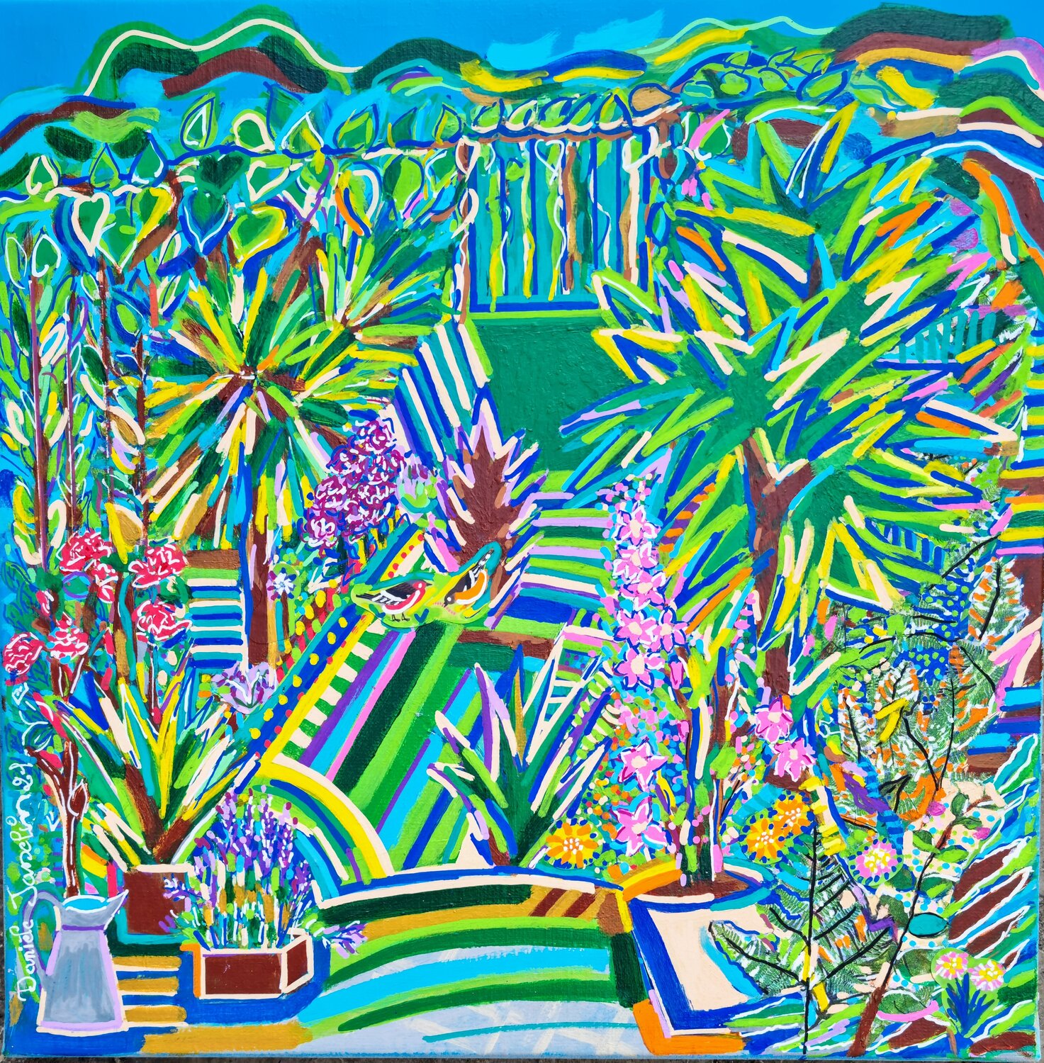 Le jardin aux Campanules Daniele Jasselin