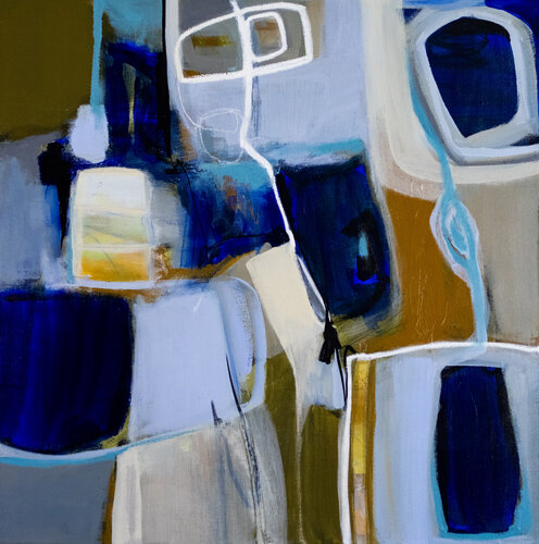 Midnight currents de Monica Diaz, Pintura a la venta en Singulart