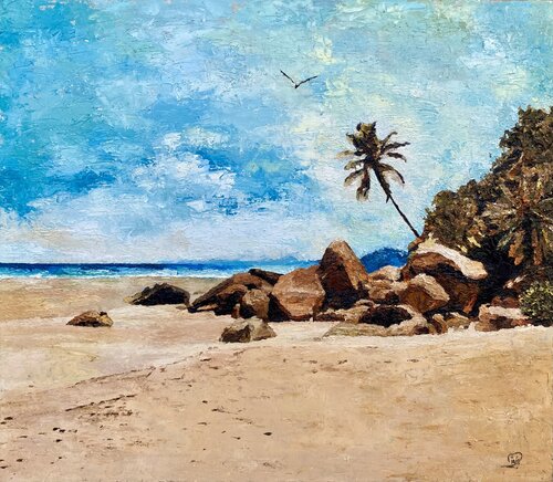 La Plage di Gigi Miahs, Pittura in vendita su Singulart