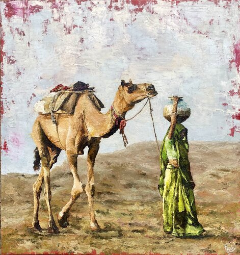 En Route From van Gigi Miahs, Schilderij te koop op Singulart