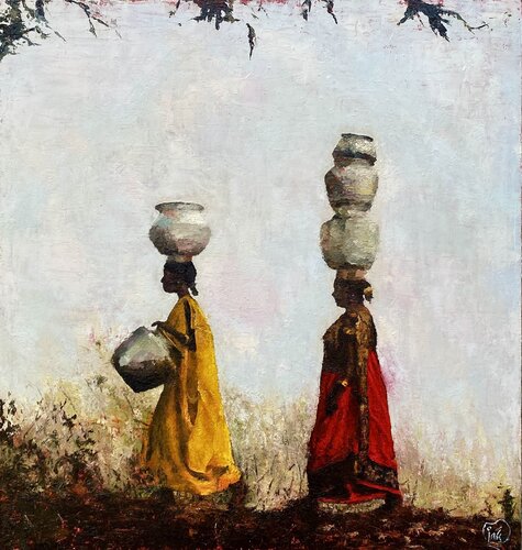 En Route To van Gigi Miahs, Schilderij te koop op Singulart