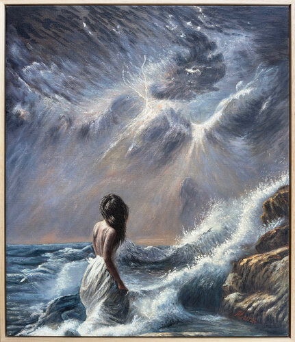 Into the storm di Reanna Emanouel, Pittura in vendita su Singulart