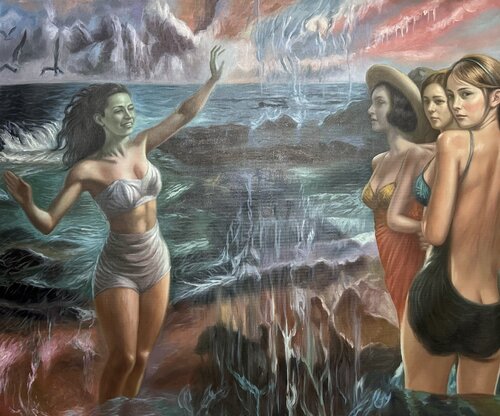 Tides of the Past van Reanna Emanouel, Schilderij te koop op Singulart