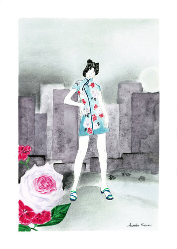 Mukzin by Hassiba Kessaci, 종이 for Sale on Singulart