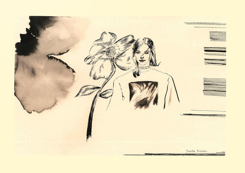 Versace Cruise 2020-4 von Hassiba Kessaci, Werk auf Papier kaufen auf Singulart