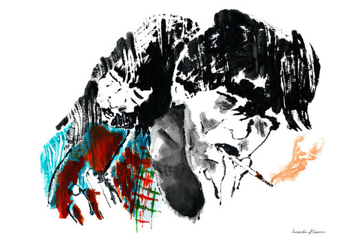 à PART or a PART - Urban escape von Hassiba Kessaci, Werk auf Papier kaufen auf Singulart