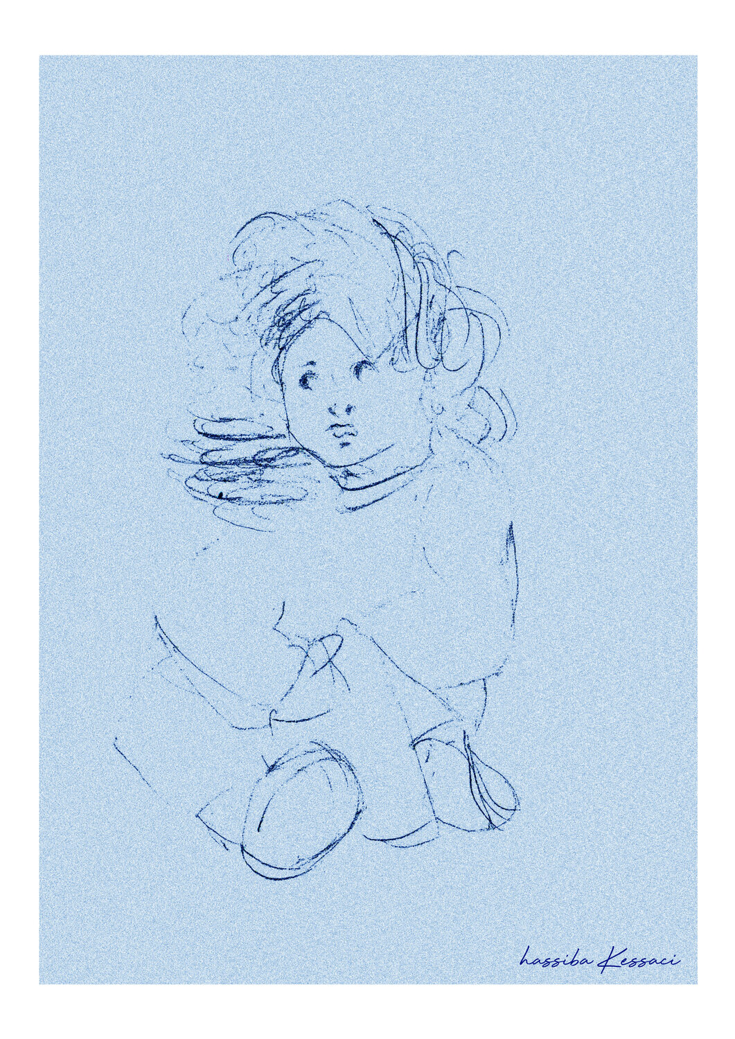 Blue- Child Hassiba Kessaci