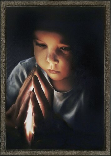 Family Hearth by Martin Málek, 회화 for Sale on Singulart