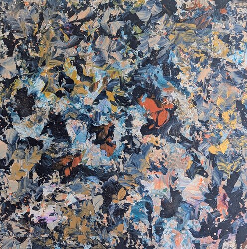Hidden Gold van Tina Ternes, Schilderij te koop op Singulart