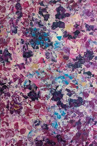 Magenta Echo par Tina Ternes, Peinture en vente sur Singulart