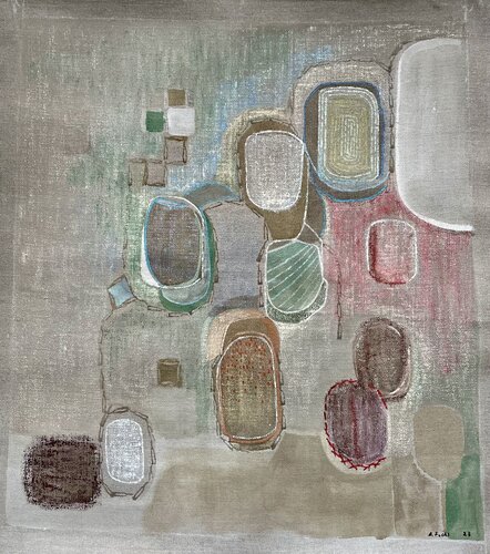 Cadena de espejos by Ana Fuchs, 油畫 for Sale on Singulart