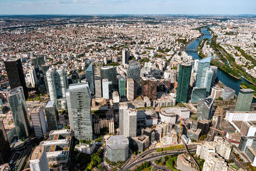 Financial District La Défense, Paris France di Robbert Frank Hagens, Fotografia in vendita su Singulart