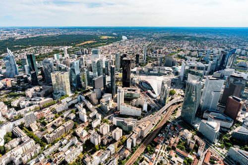 Financial District La Défense, Paris France | Dibond with Plexiglass von Robbert Frank Hagens, Fotografie kaufen auf Singulart