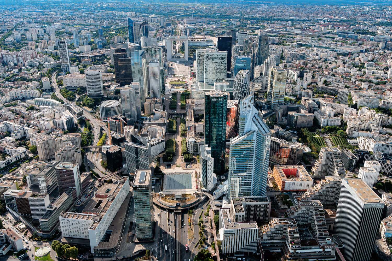 Financial District La Défense, Paris France | 2017 Robbert Frank Hagens Fotografie zu verkaufen