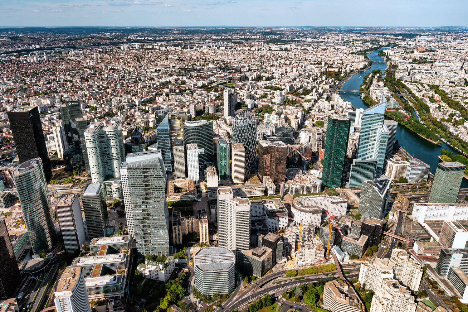 Financial District La Défense, Paris France Robbert Frank Hagens Fotografie zu verkaufen