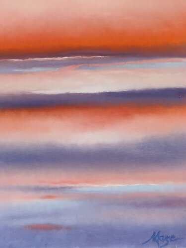 Spectrum N. 8 - Pastel on Paper de Jeanne Maze, Obra en papel a la venta en Singulart