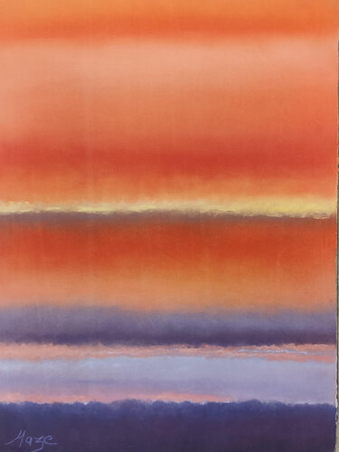 Spectrum N. 11 - Pastel on Paper de Jeanne Maze, Obra en papel a la venta en Singulart