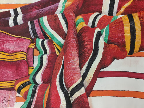Menara - Gouache on Paper de Jeanne Maze, Obra en papel a la venta en Singulart