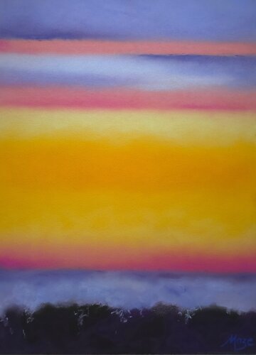 Spectrum N. 17 - Pastel on Paper de Jeanne Maze, Obra en papel a la venta en Singulart