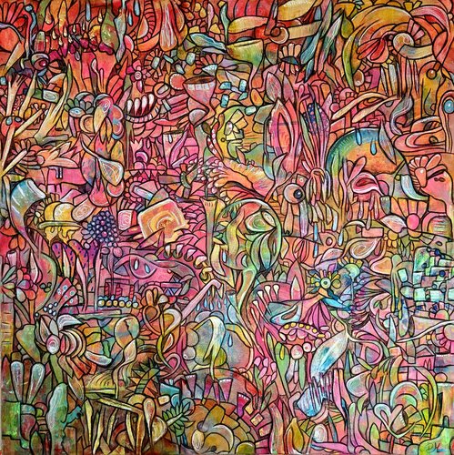 Rain in Paradise di Danjela Möller, Pittura in vendita su Singulart