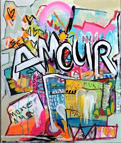 MORE AMOUR di Danjela Möller, Pittura in vendita su Singulart