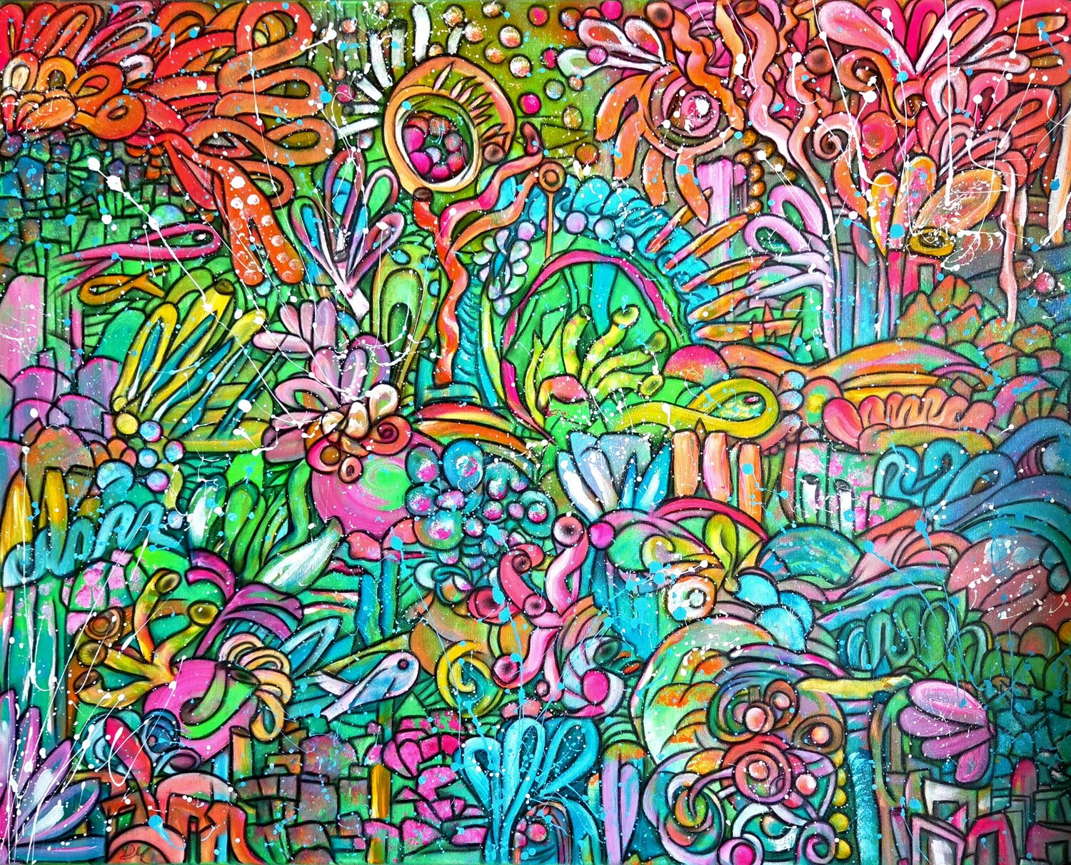 Where life began 2 Danjela Möller Original painting for sale