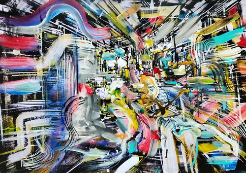 Industrial Bloom by Heinz Seidenbusch, Work on Paper for Sale on Singulart