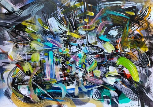 Reverberations van Heinz Seidenbusch, Schilderij te koop op Singulart