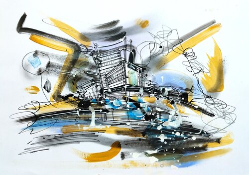 Turmoil von Heinz Seidenbusch, Malerei kaufen auf Singulart